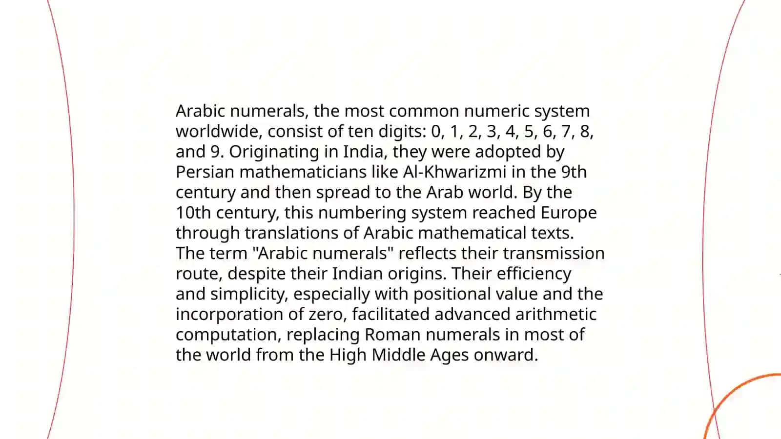 Numerals 3