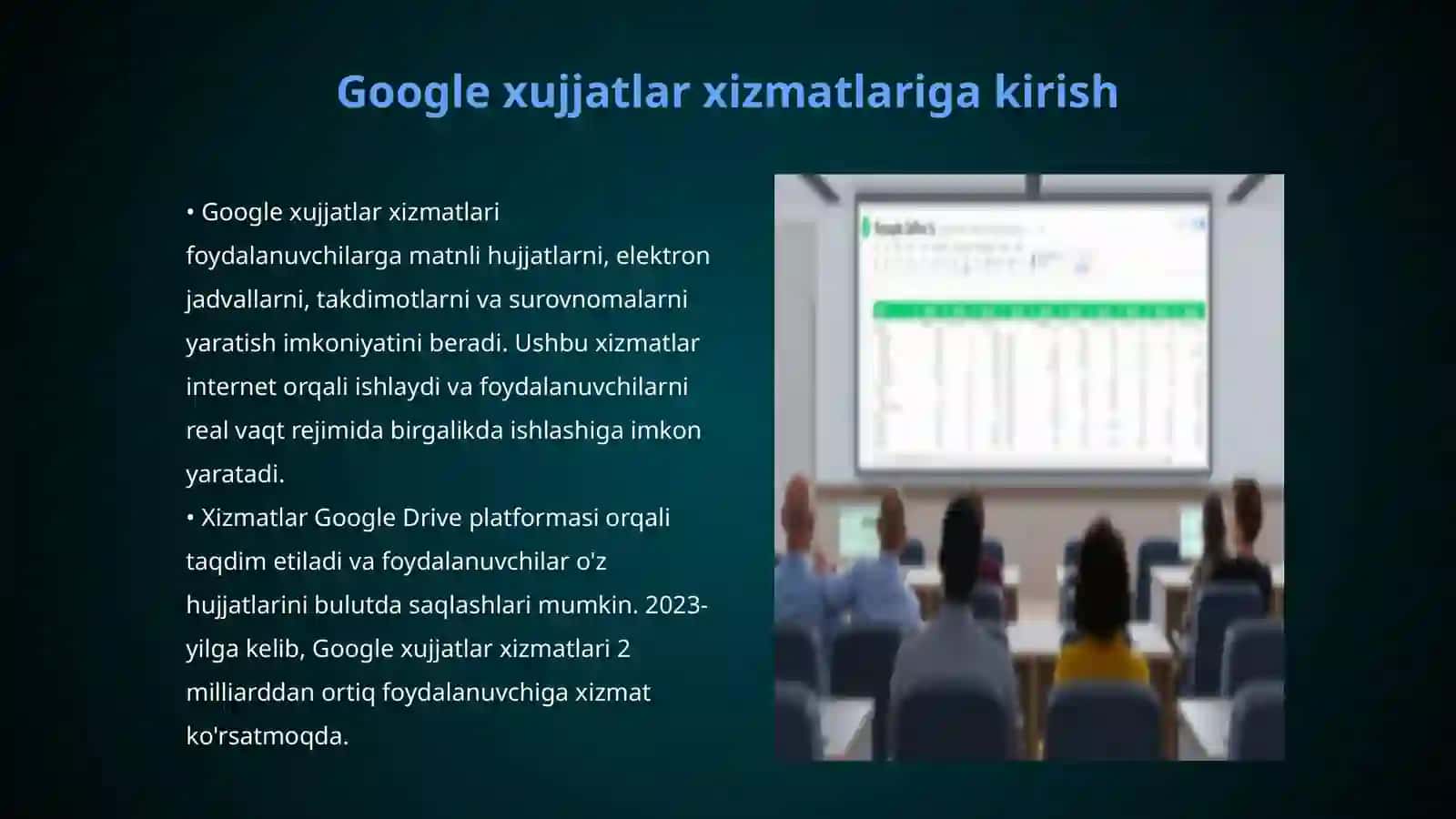 Google xujjatlar bilan ishlash xizmatlari 3