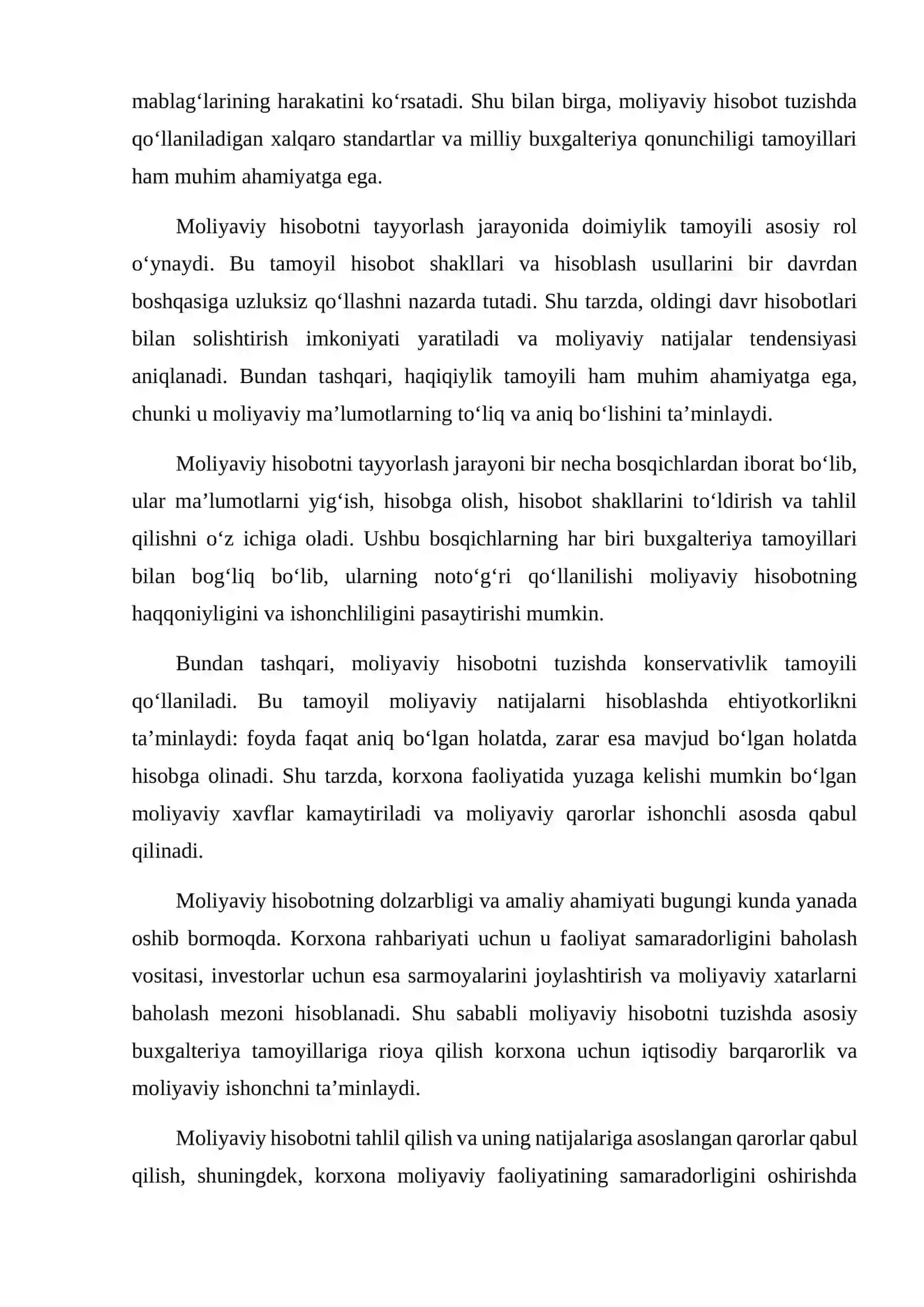 MOLIYAVIY HISOBOT TUZISHDA ASOSIY BUXGALTERIYA TAMOYILLARI 3