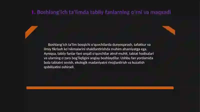 Boshlang‘ich ta’lim tabiiy fanlar darslarida amaliy ishlarni tashkil etish va ularning ahamiyati 3