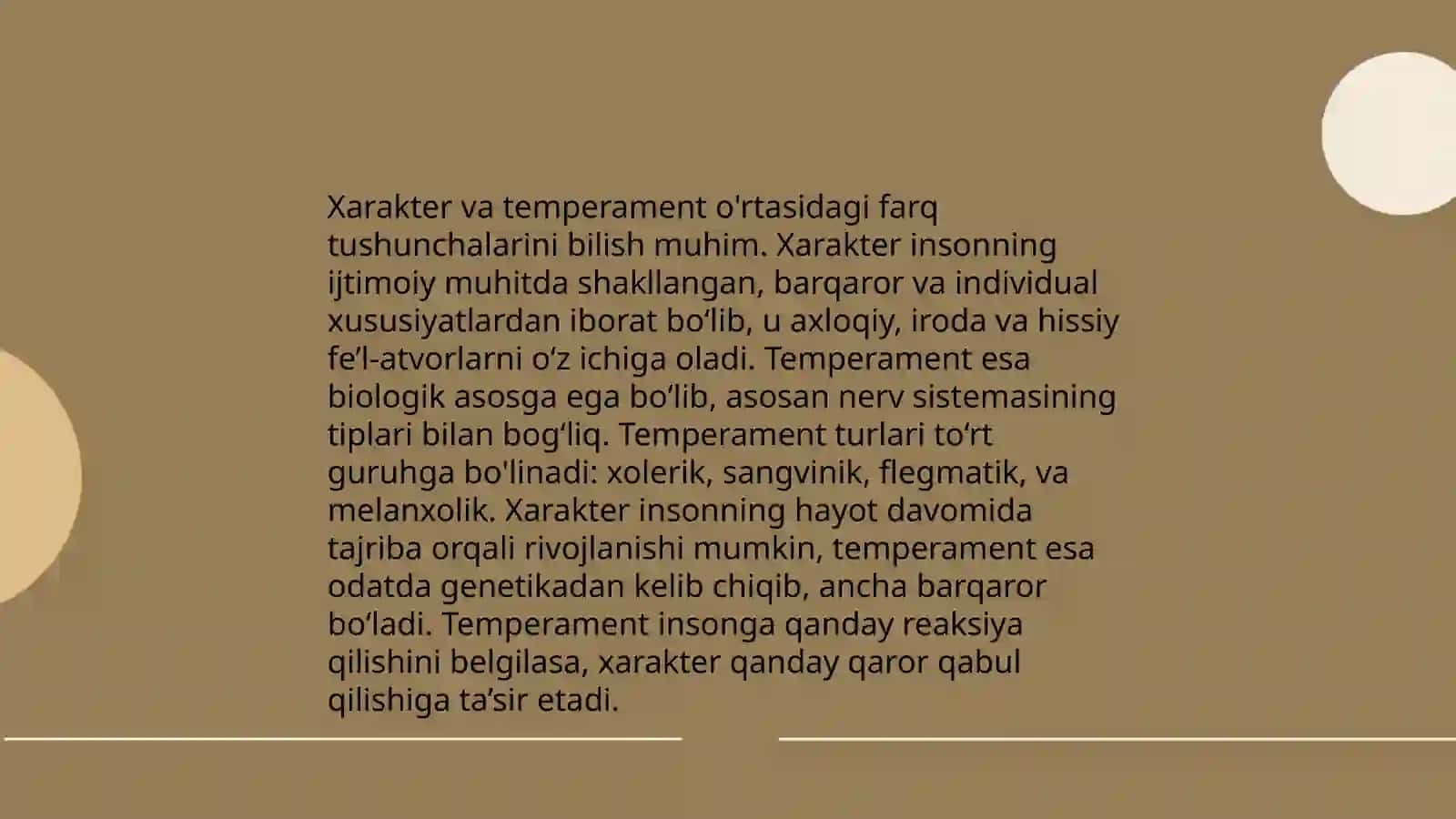 Xarakter va temperament o`rtasidagi farq 3