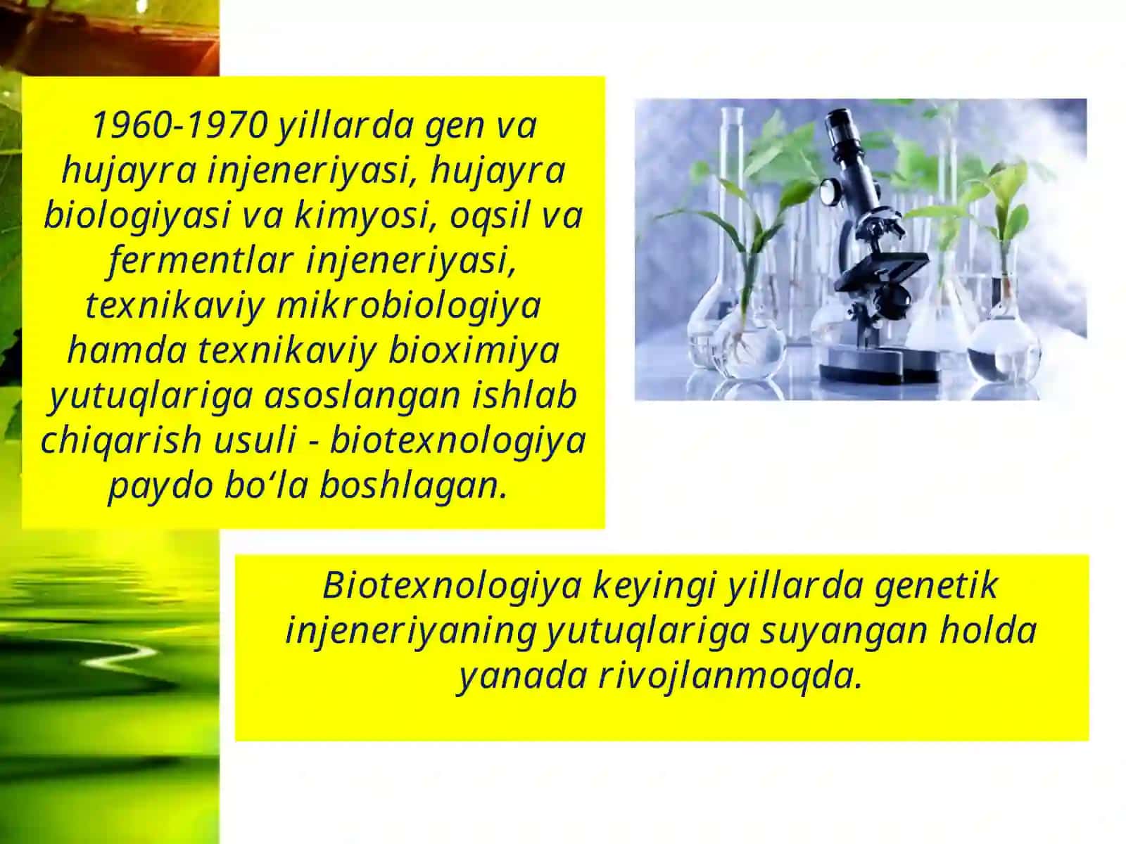 Qishloq xoʻjaligi biotexnologiyasi mohiyati vazifasi rivojlanish bosqichlari 3
