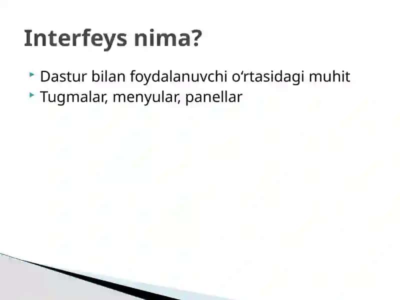 Panel va oynalarni interfeysga mahkamlash 3