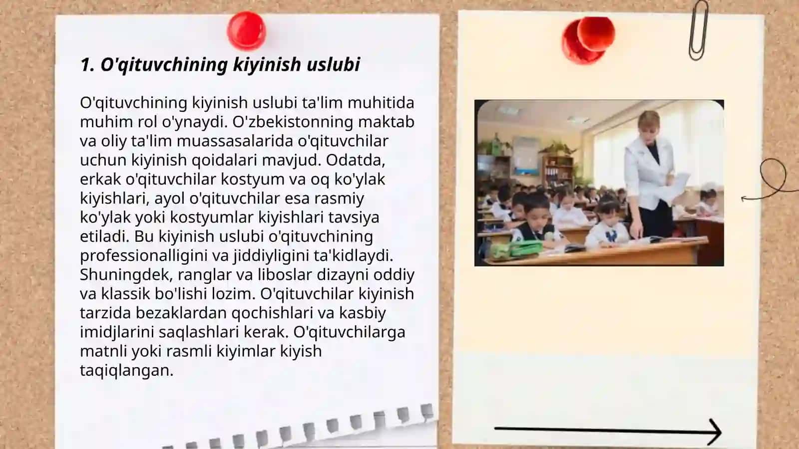 O'qituvchining tashqi ko'rinishi 3