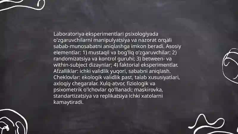 Hozirgi zamon psixologiyasining tadqiqod metodlari 3