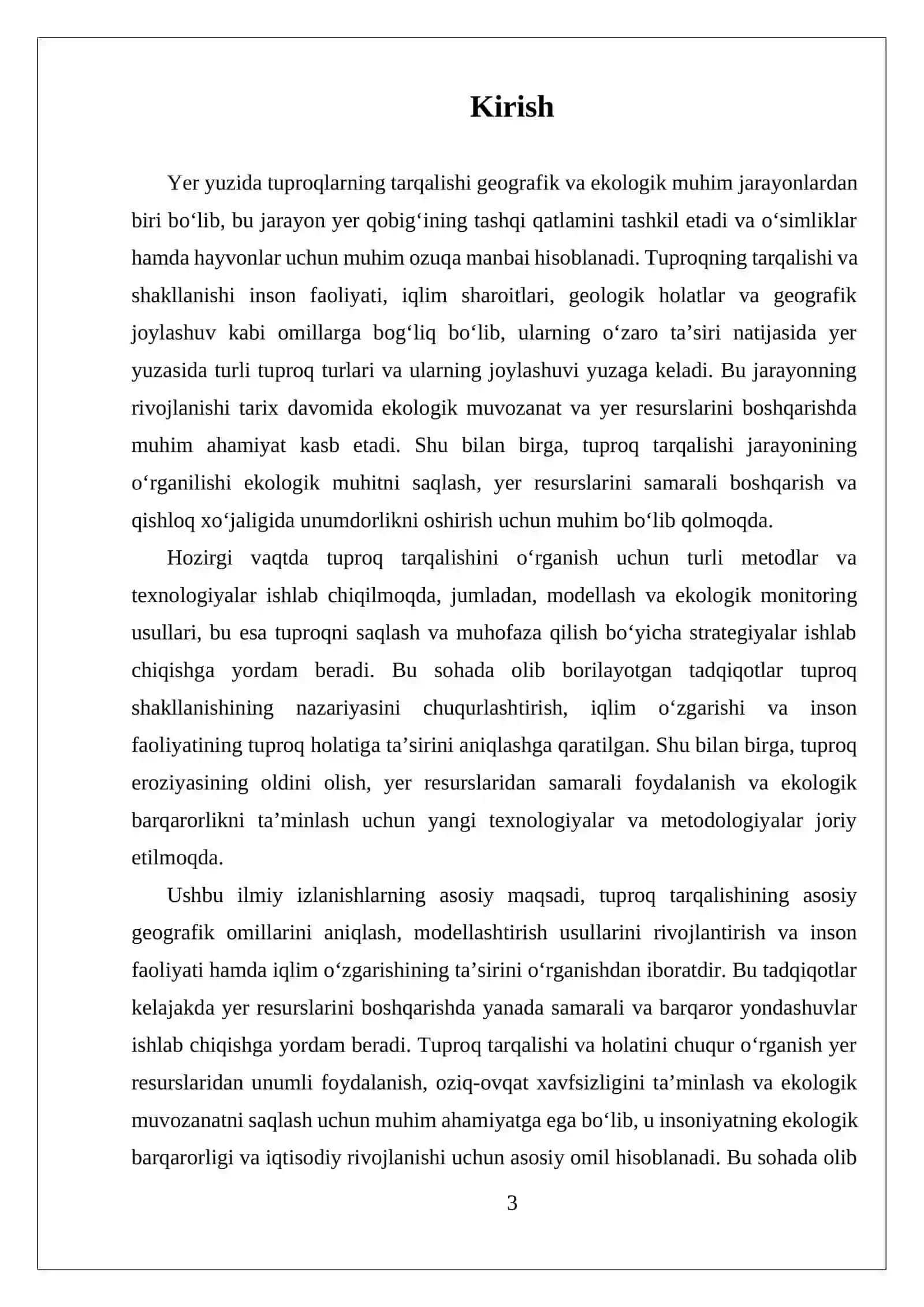 Yer yuzida tuproqlarning tarqalishi 3