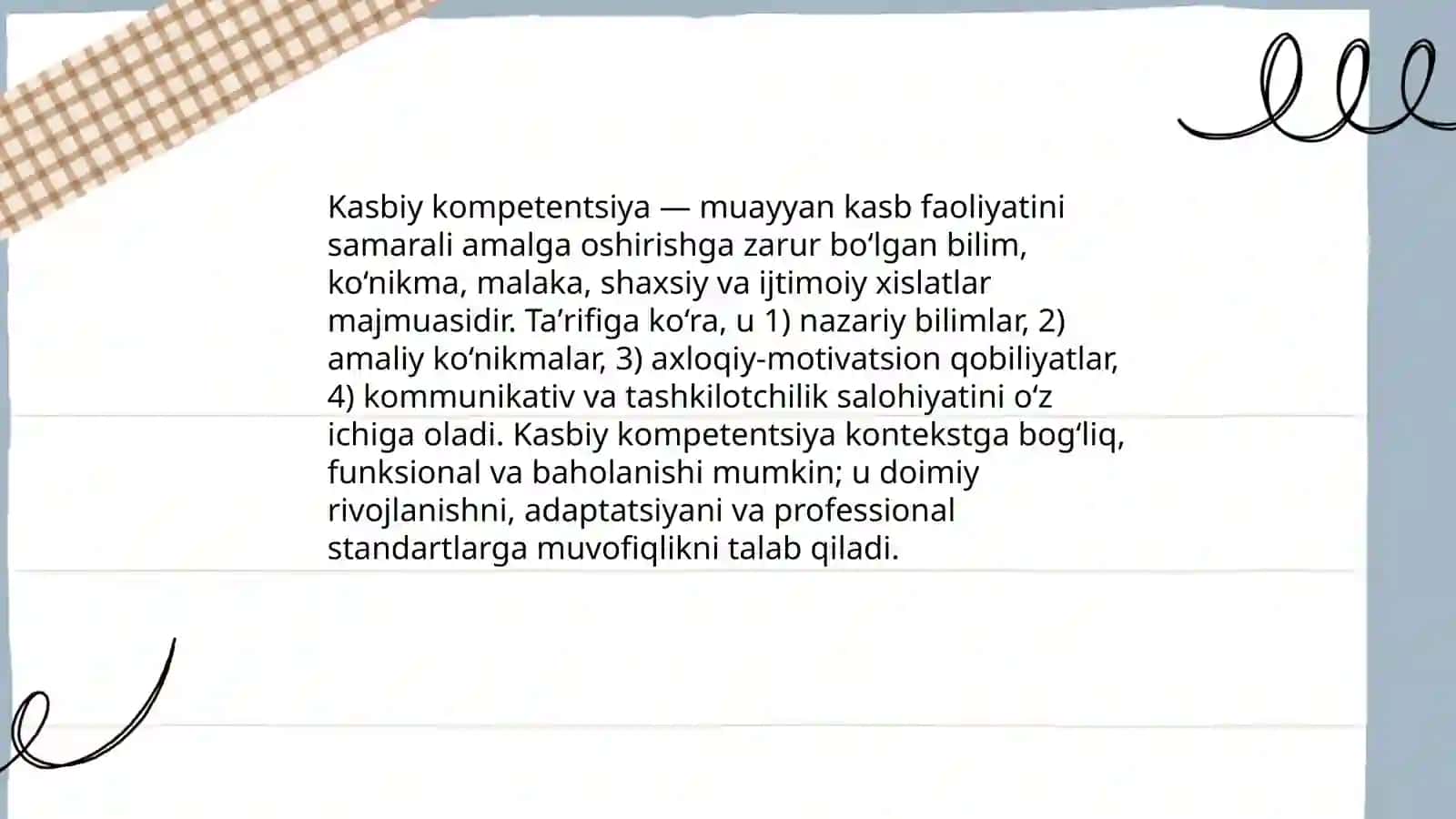 Kasbiy konpatentsiya va unga nisbatan yondashuvlar 3