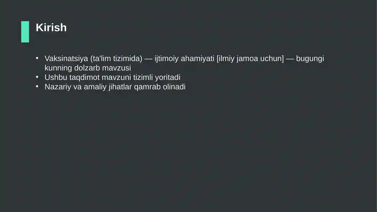Vaksinatsiya (ta'lim tizimida) — ijtimoiy ahamiyati [ilmiy jamoa uchun] 3