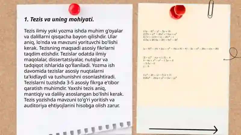 Tezis va uning mohiyati 3