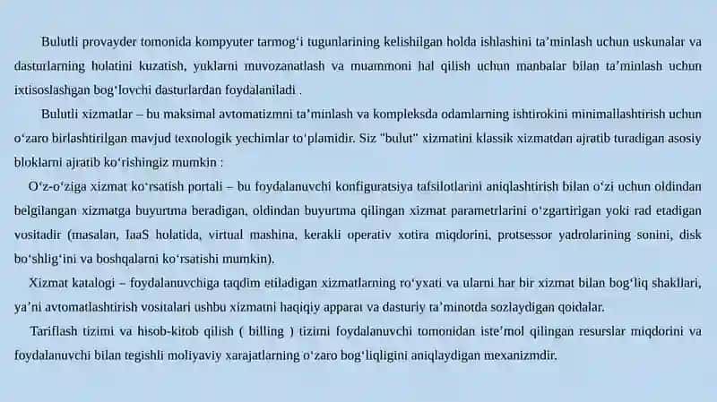 Raqamli iqtisodiyotda bulutli hisoblash, katta ma'lumotlar va buyumlar interneti texnologiyalari 3