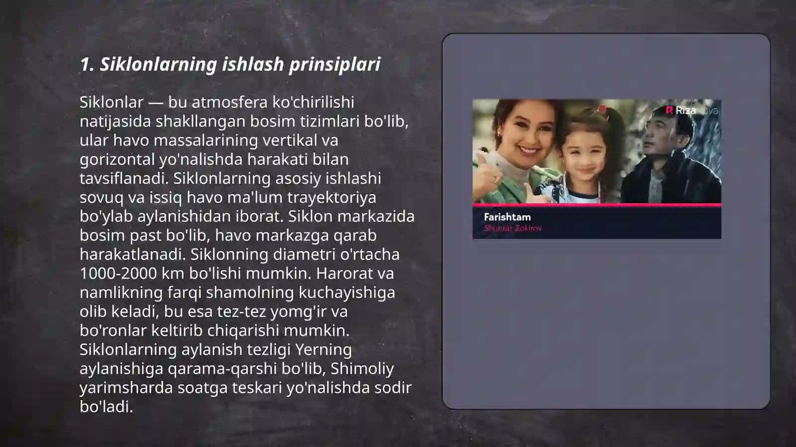 Siklonlarda ishlash pirinsipi Samatov shuhrat 3