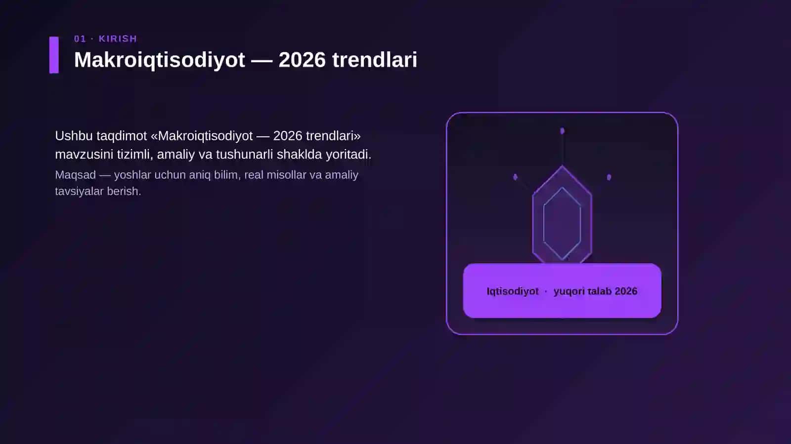 Makroiqtisodiyot — 2026 trendlari 3