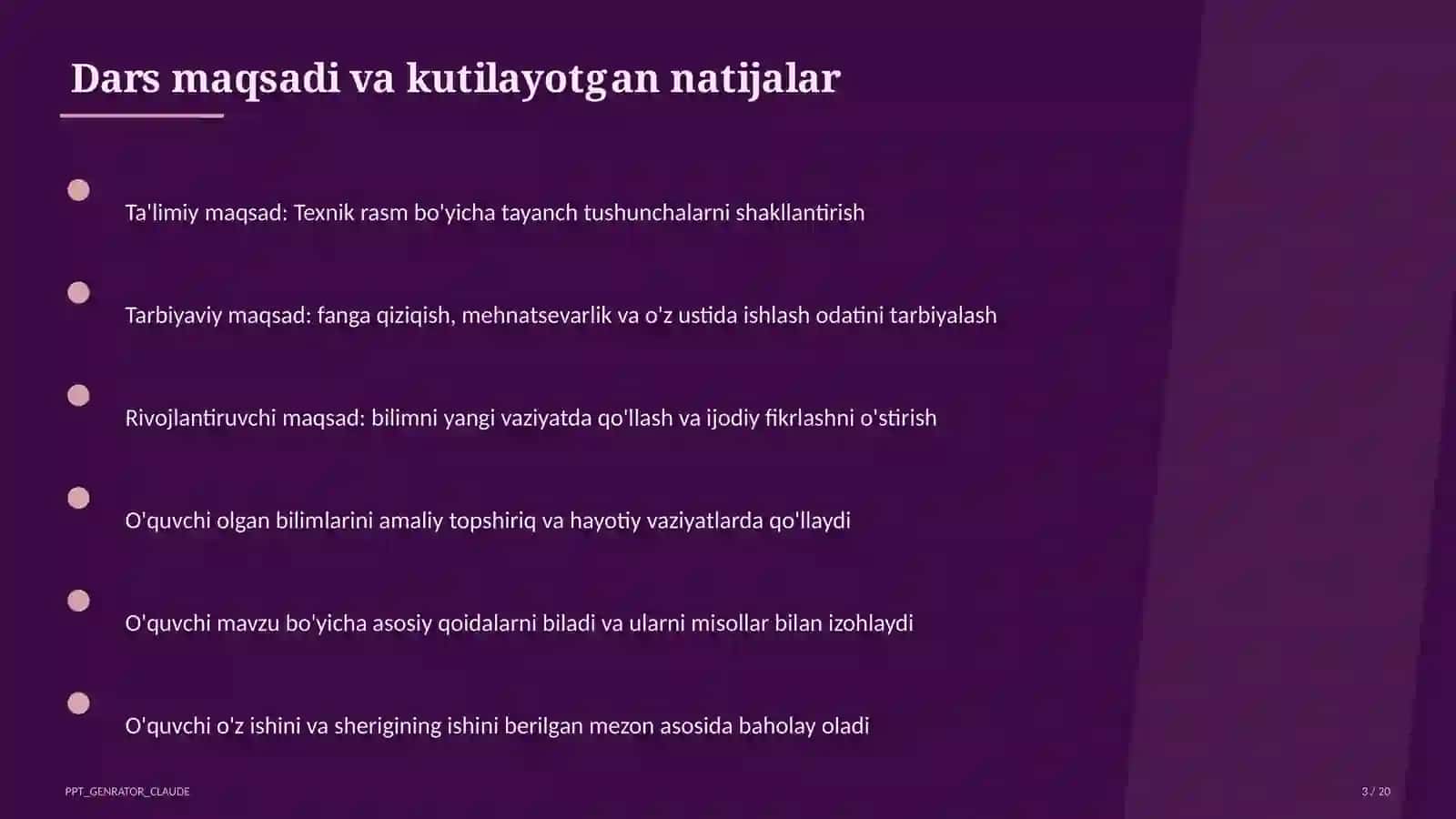 Texnik rasm (8-sinf) 3