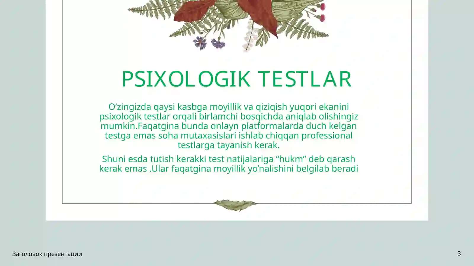 KASB TANLASH SIRLARI 3