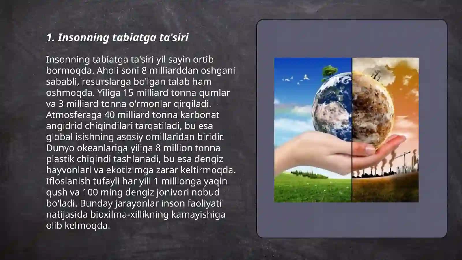 Inson va tabiat 3