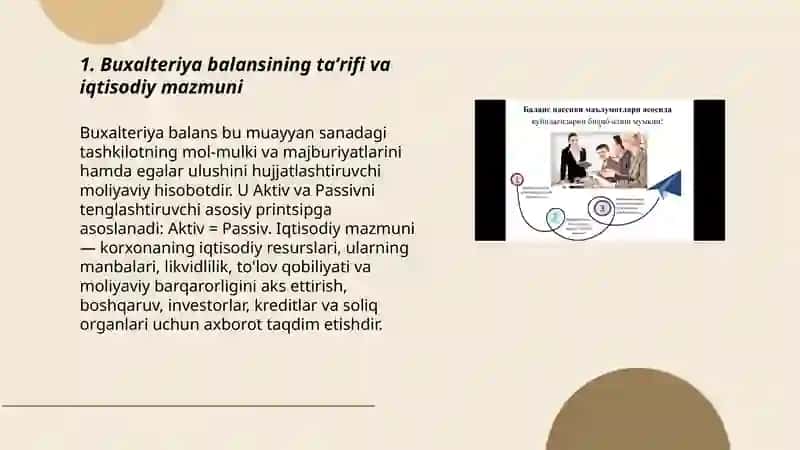 Buxalteriya balansi va uning tarkibiy tuzilishi 3