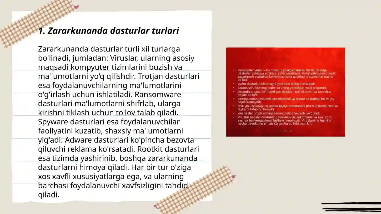 Zararkunanda dasturlar va ulardan himoyalanish 3
