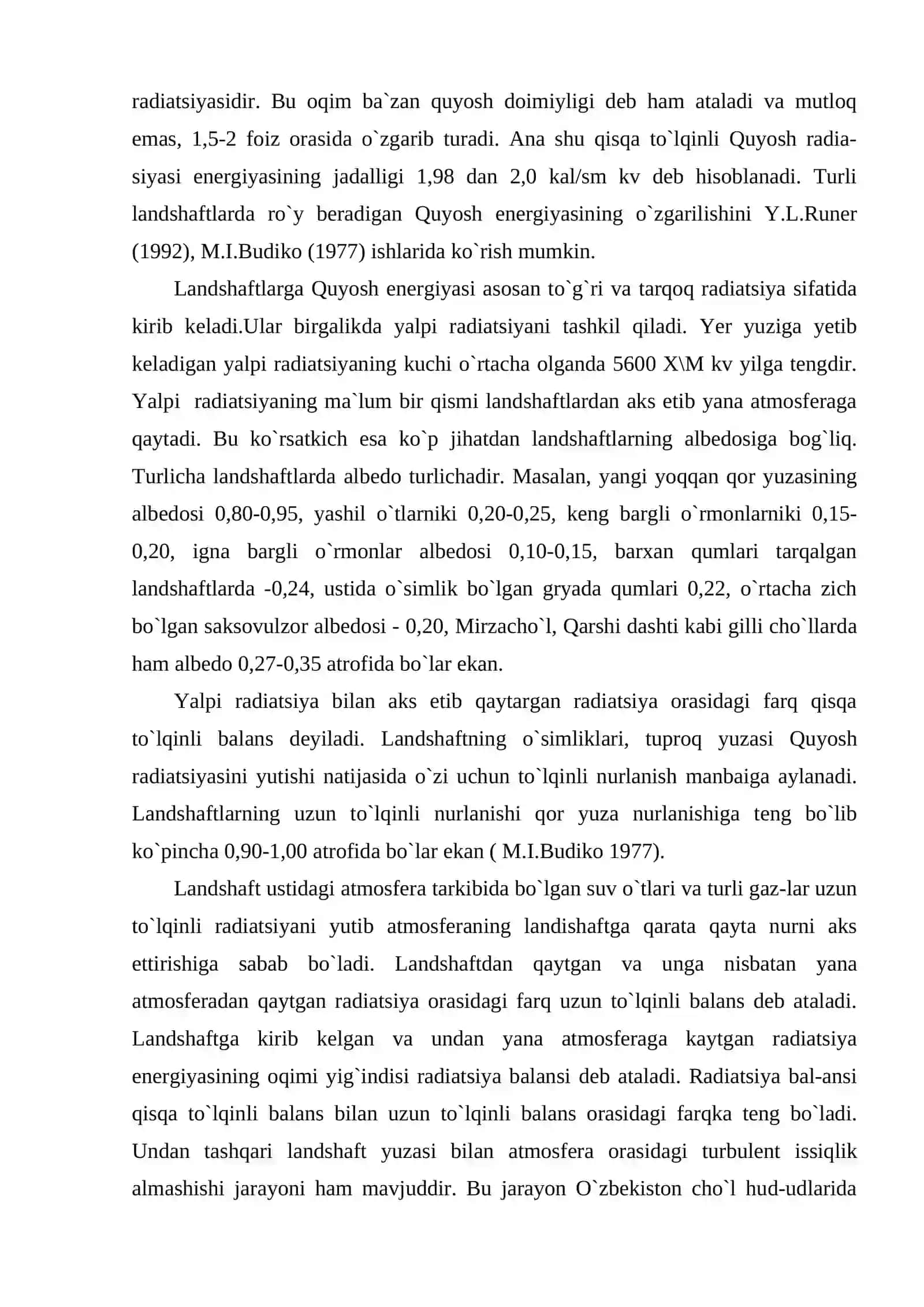 Landshaftlarda energiya oqimi va namlikning aylanma harakati 3