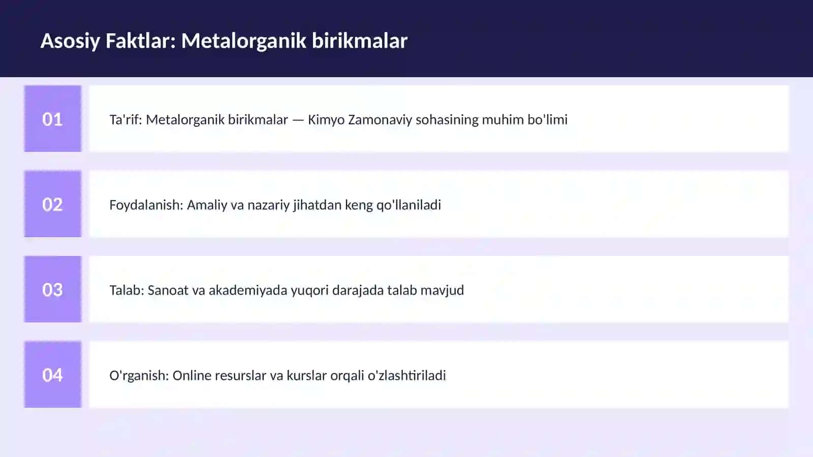 Metalorganik birikmalar 3