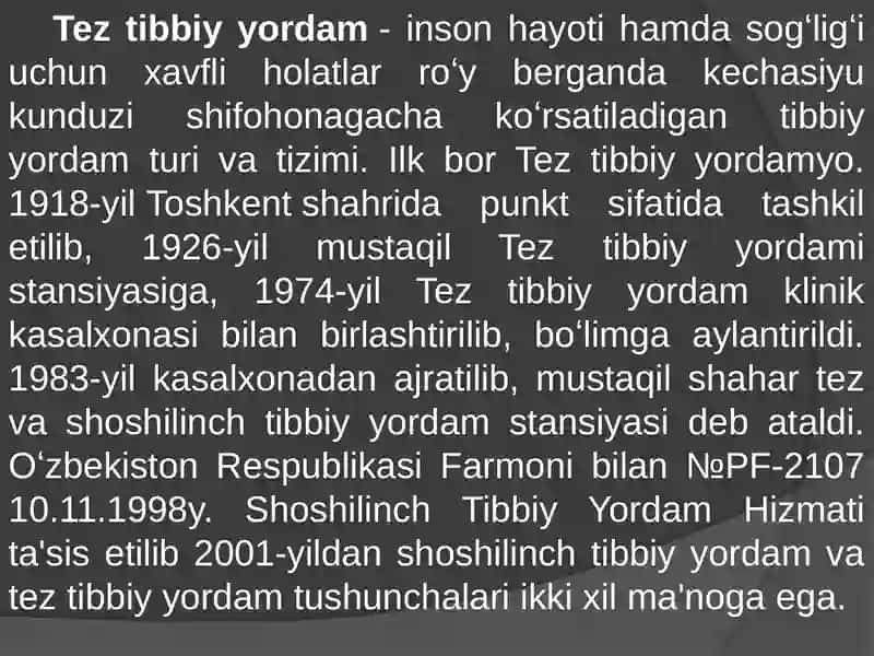 Tibbiy mashina – majmualari 3