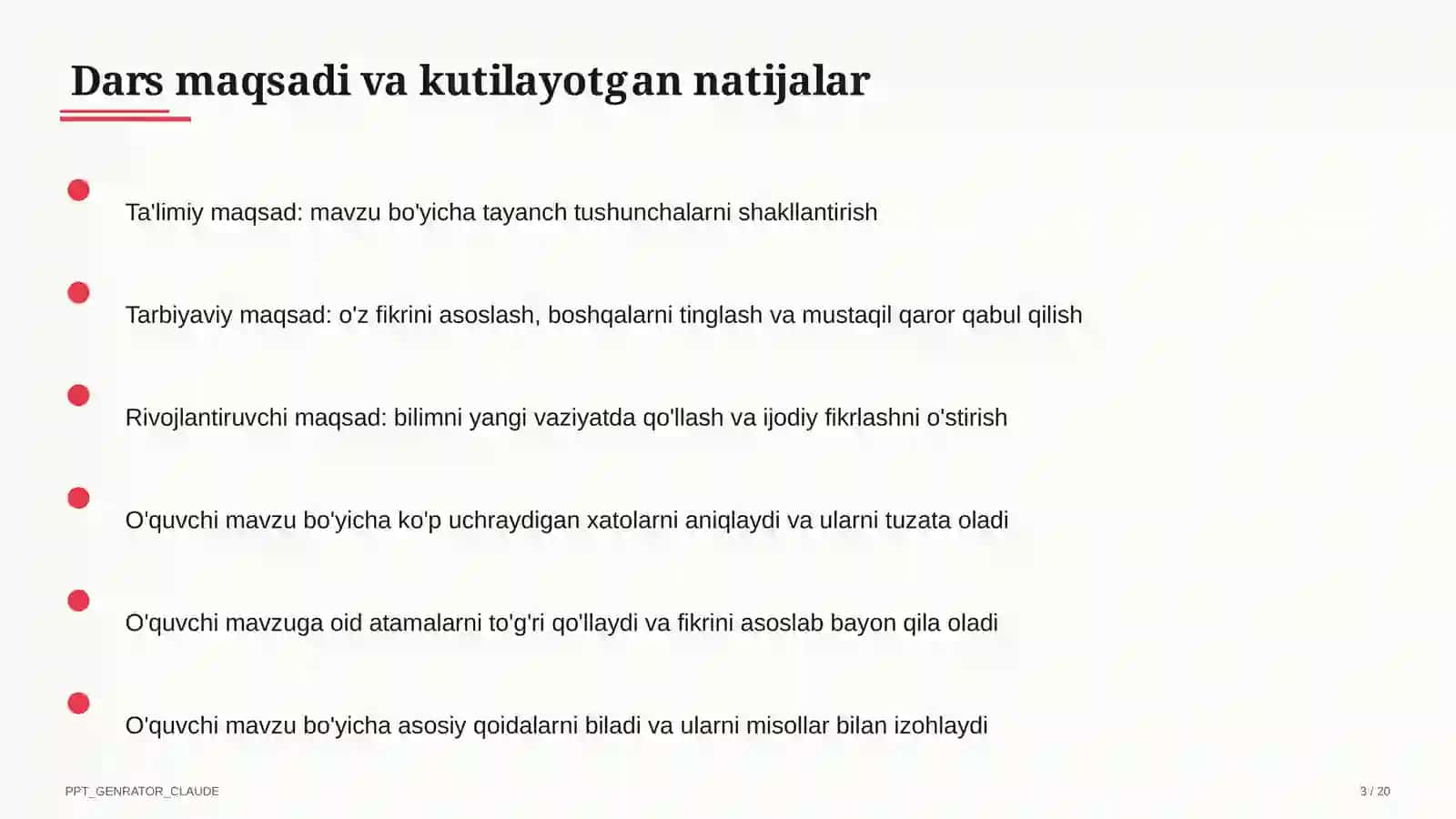 Kombinatorika elementlari: sanash qoidalari (6-sinf) 3