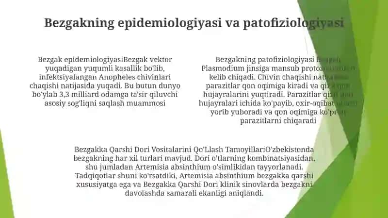 Bezgakka Qarshi Dori Vositalarini Qo'Llash Tamoyillari 3
