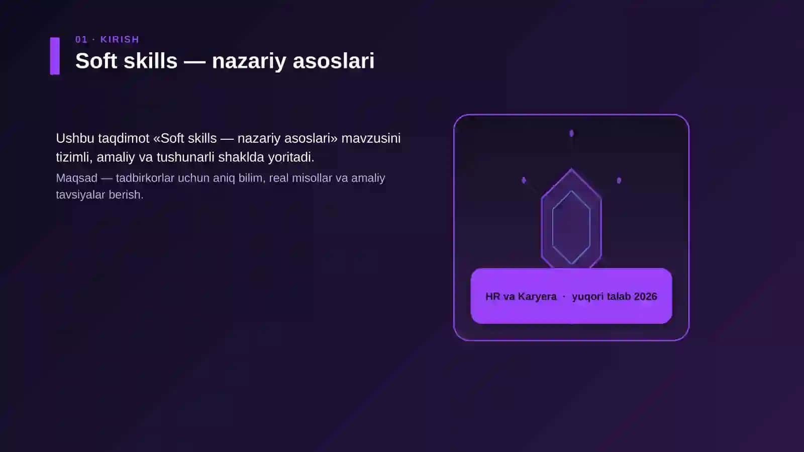 Soft skills — nazariy asoslari 3