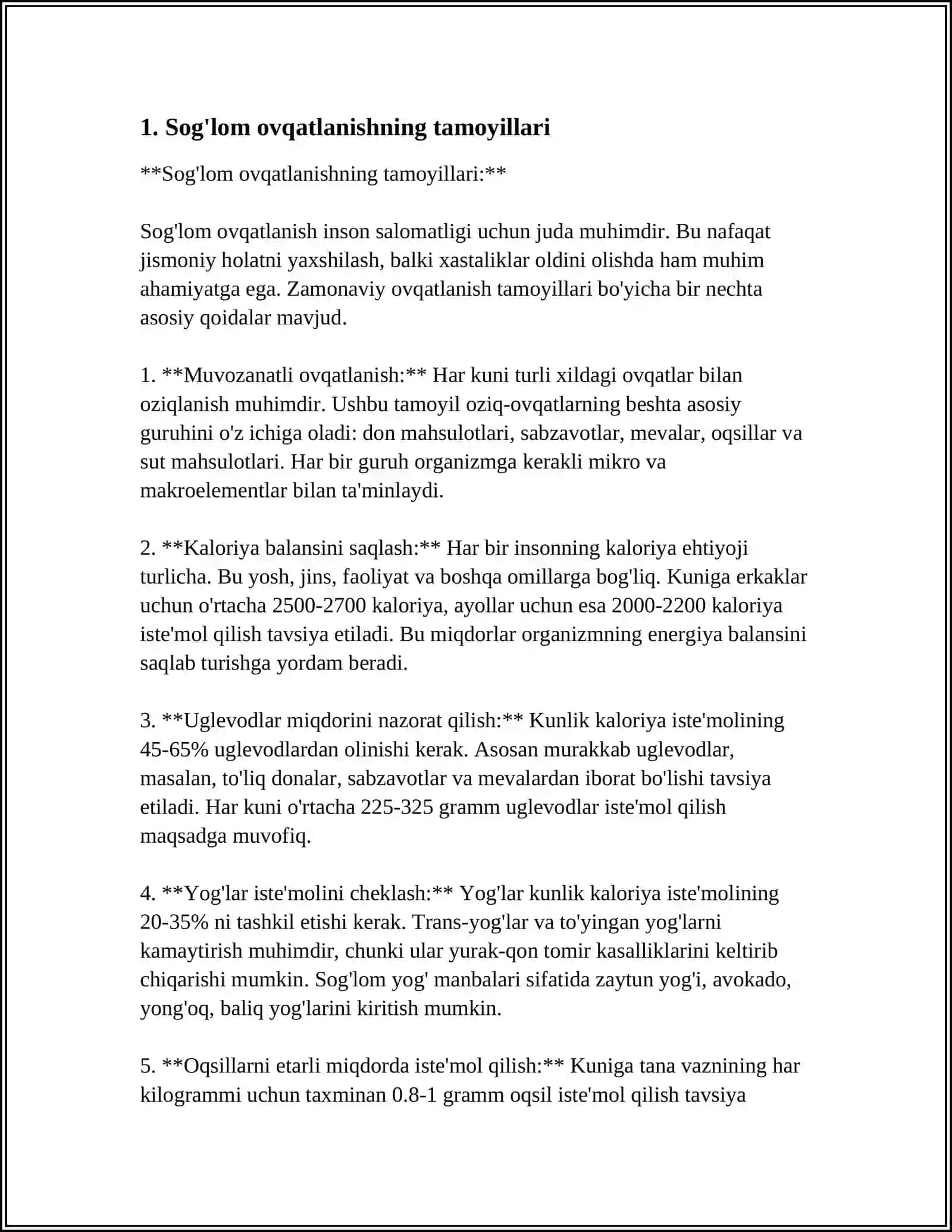 BEMORLARNING OVQATLANISHINI TASHKIL QILISH VA SIFATINI NAZORAT QILISH 3