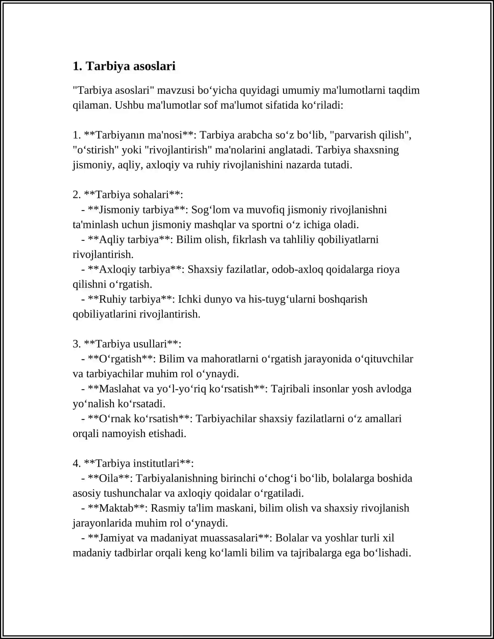MUHAMMADJON QURONOVNING "BOLAM BAXTLI BÒLSIN DESANGIZ" NOMLI DIDAKTIK ASARIDA TARBIYA MASALALARI 3