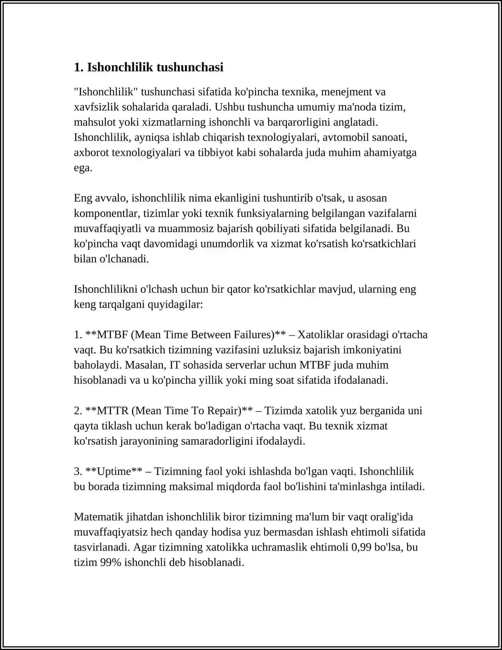 ISHONCHLILIKNING ASOSIY TUSHUNCHALARI 3