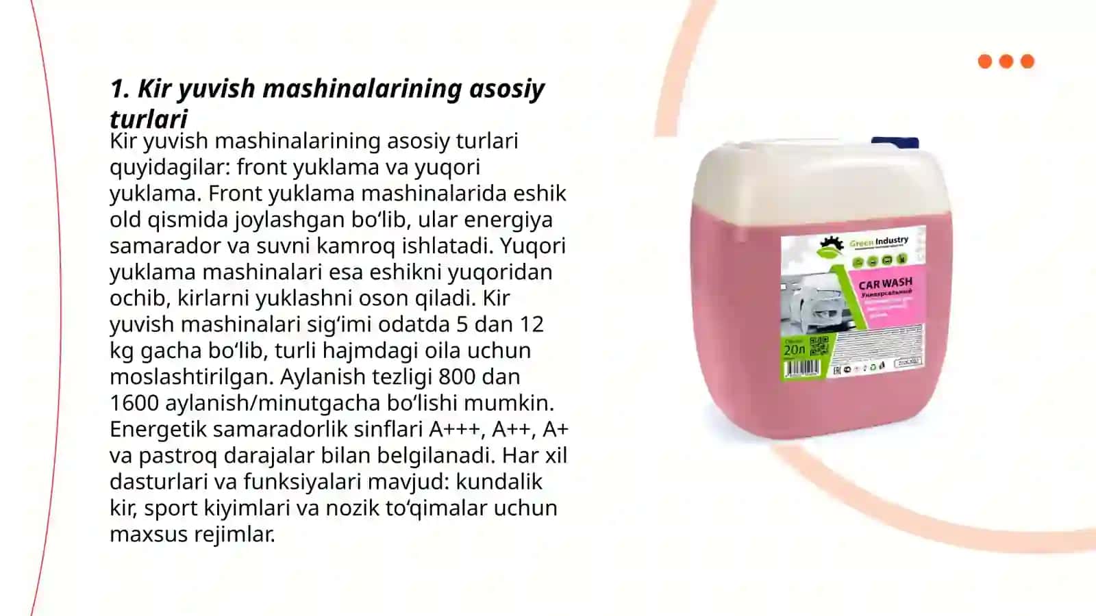 ILDIZ MEVALARNI YUVISH MASHINALARI VA ULARNI ISHGA TAYYORLASH TARTIBINI O'RGANISH 3