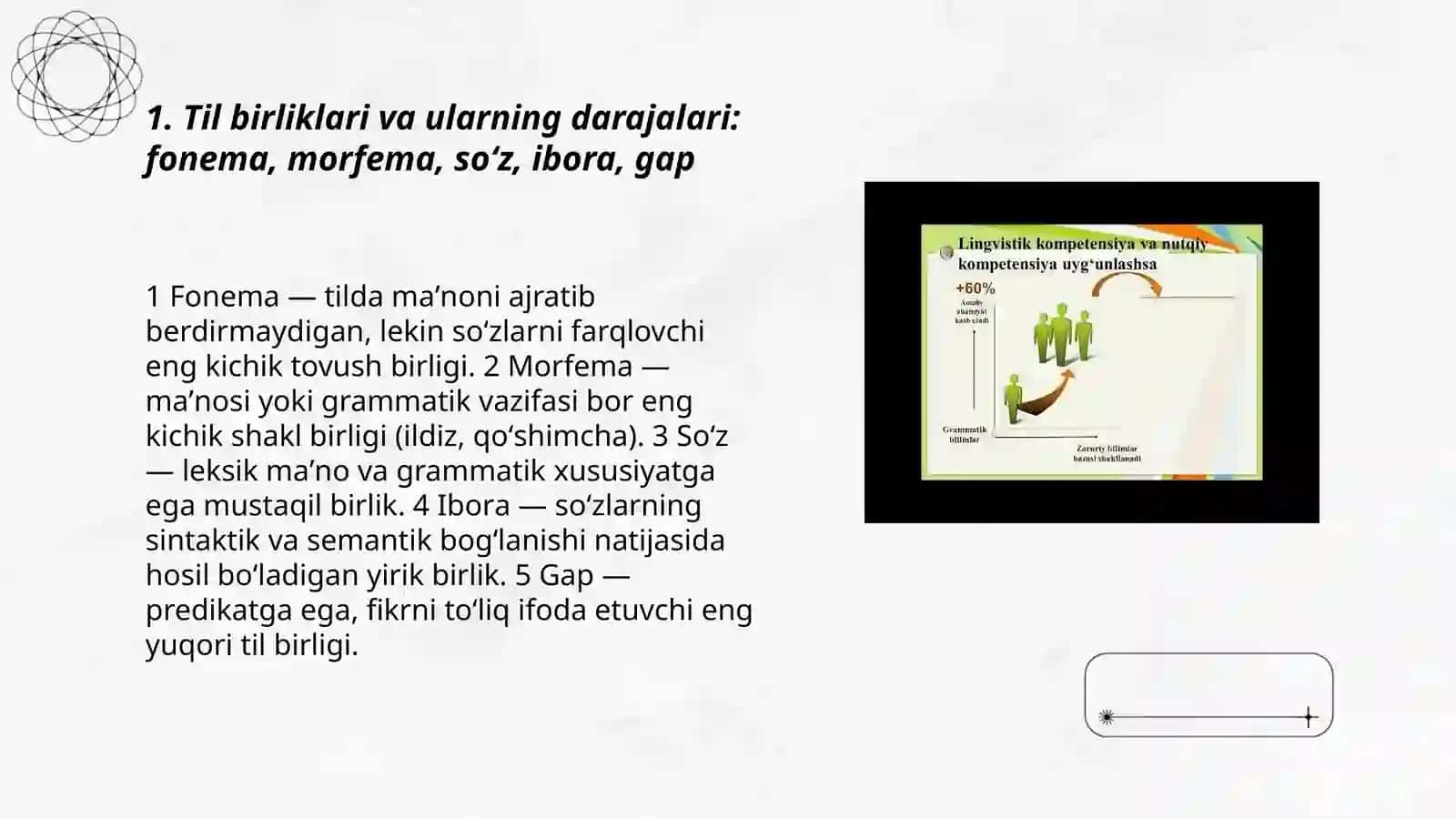 Til birliklarining oʻziga xos tabiati.Tillarni tasniflash asoslari 3