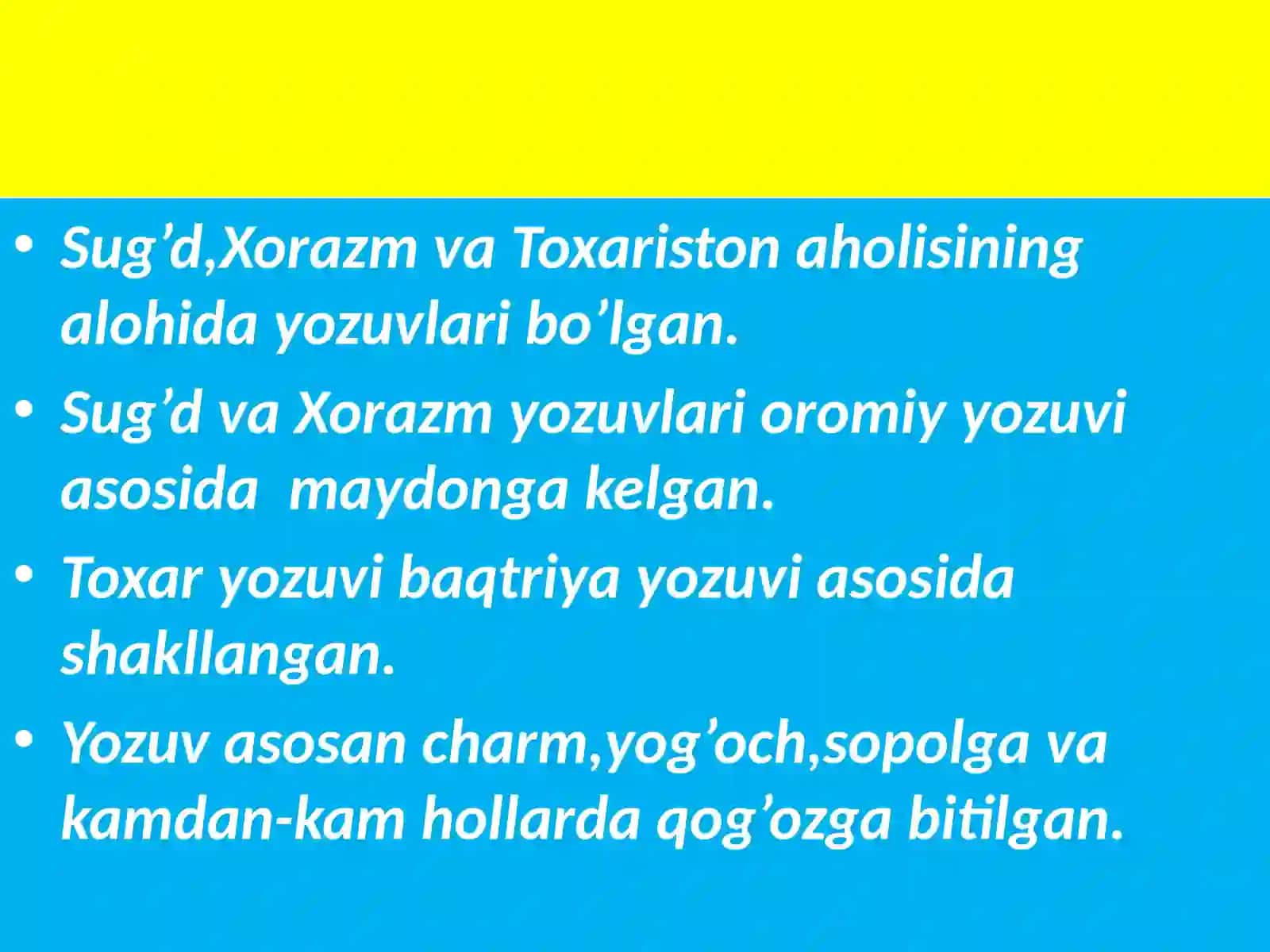 ASAKA TUMAN 9-UMUMTA’LIM MAKTABI TARIX FANI O’QITUVCHISI 3