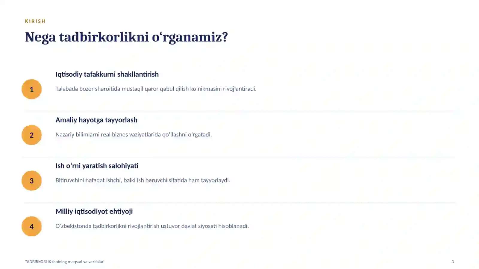 TADBIRKORLIK fanining maqsad va vazifalari 3