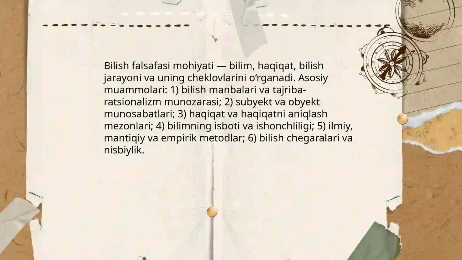 Bilish Falsafasi 3