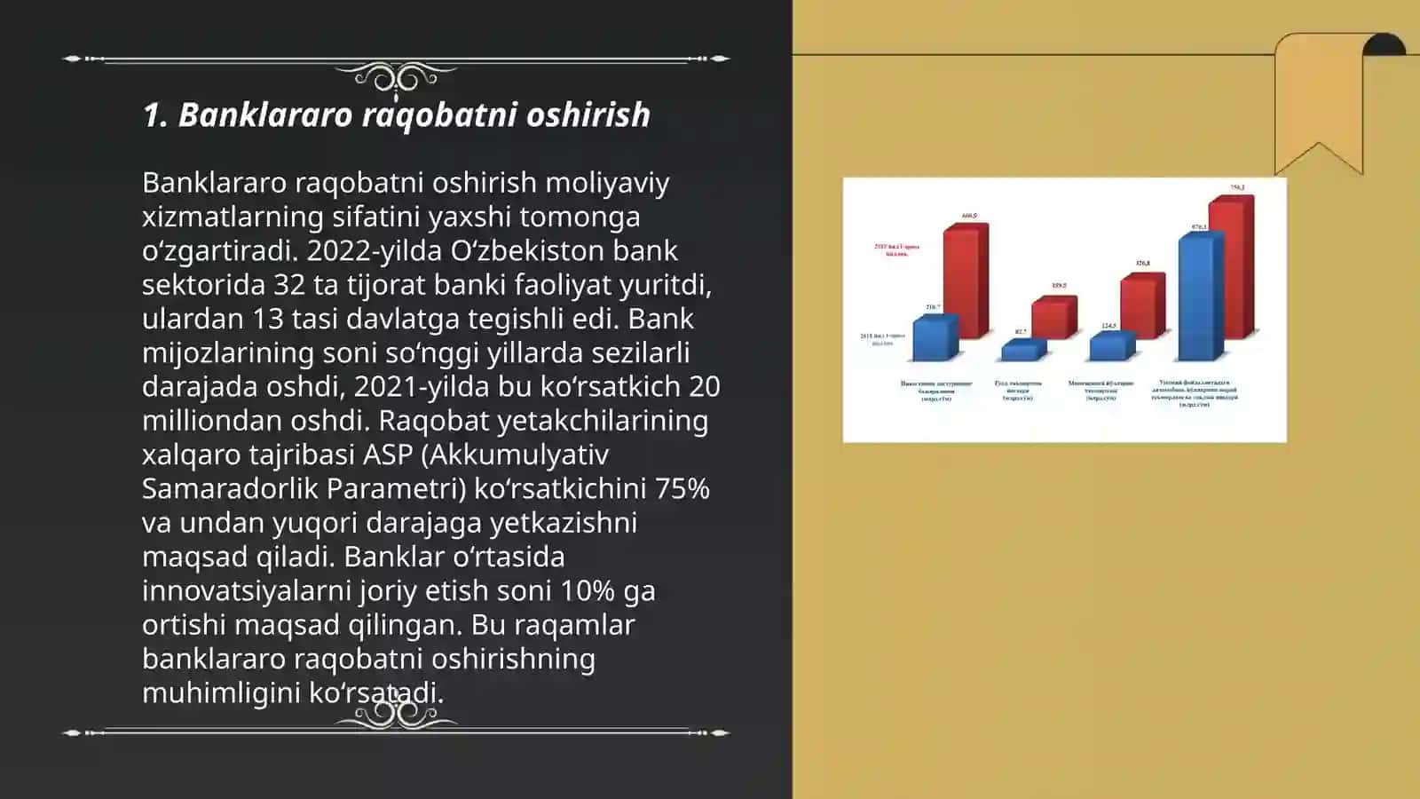 Banklararo raqobatni oshirish 3