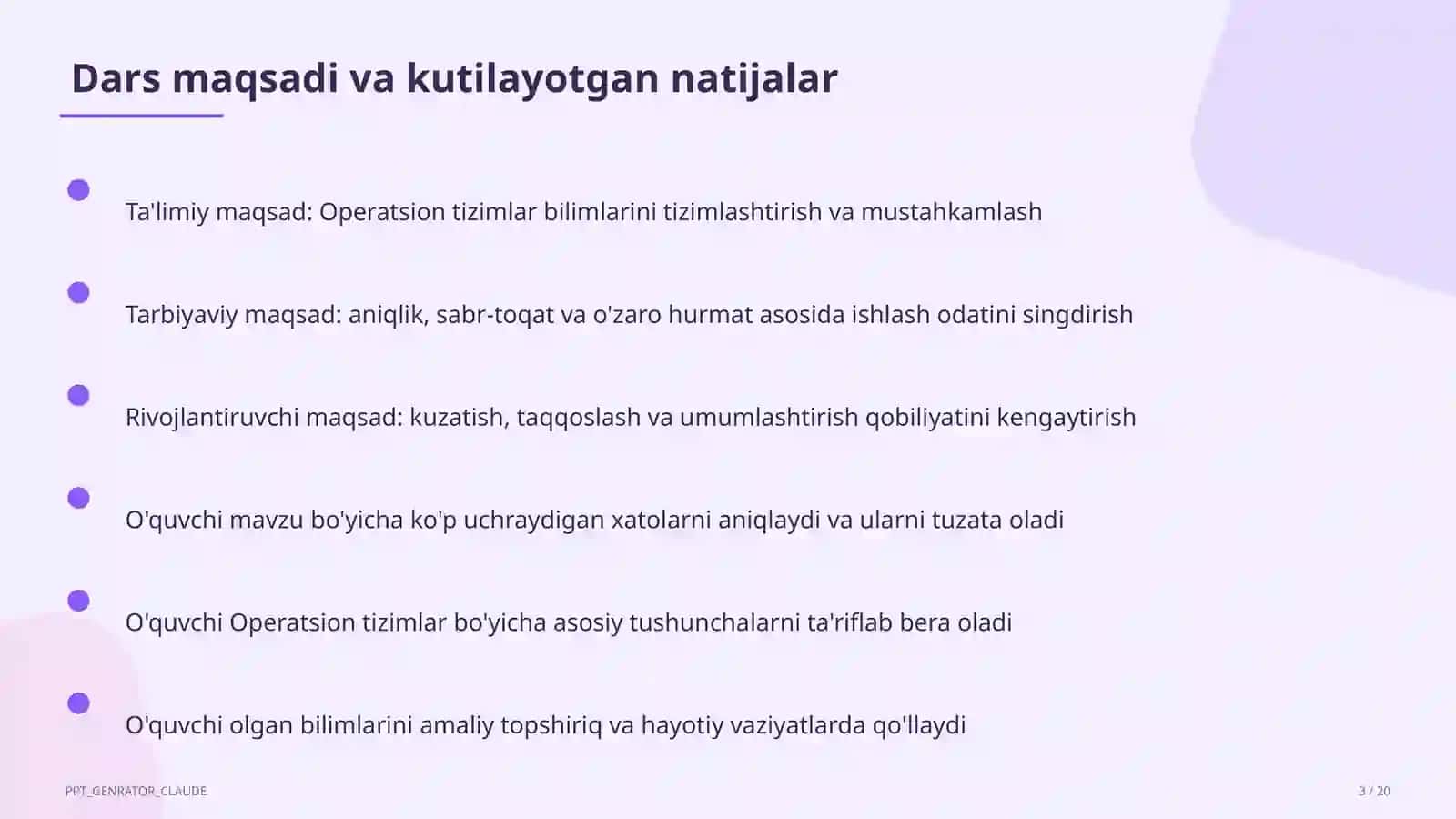 Operatsion tizimlar (6-sinf) 3