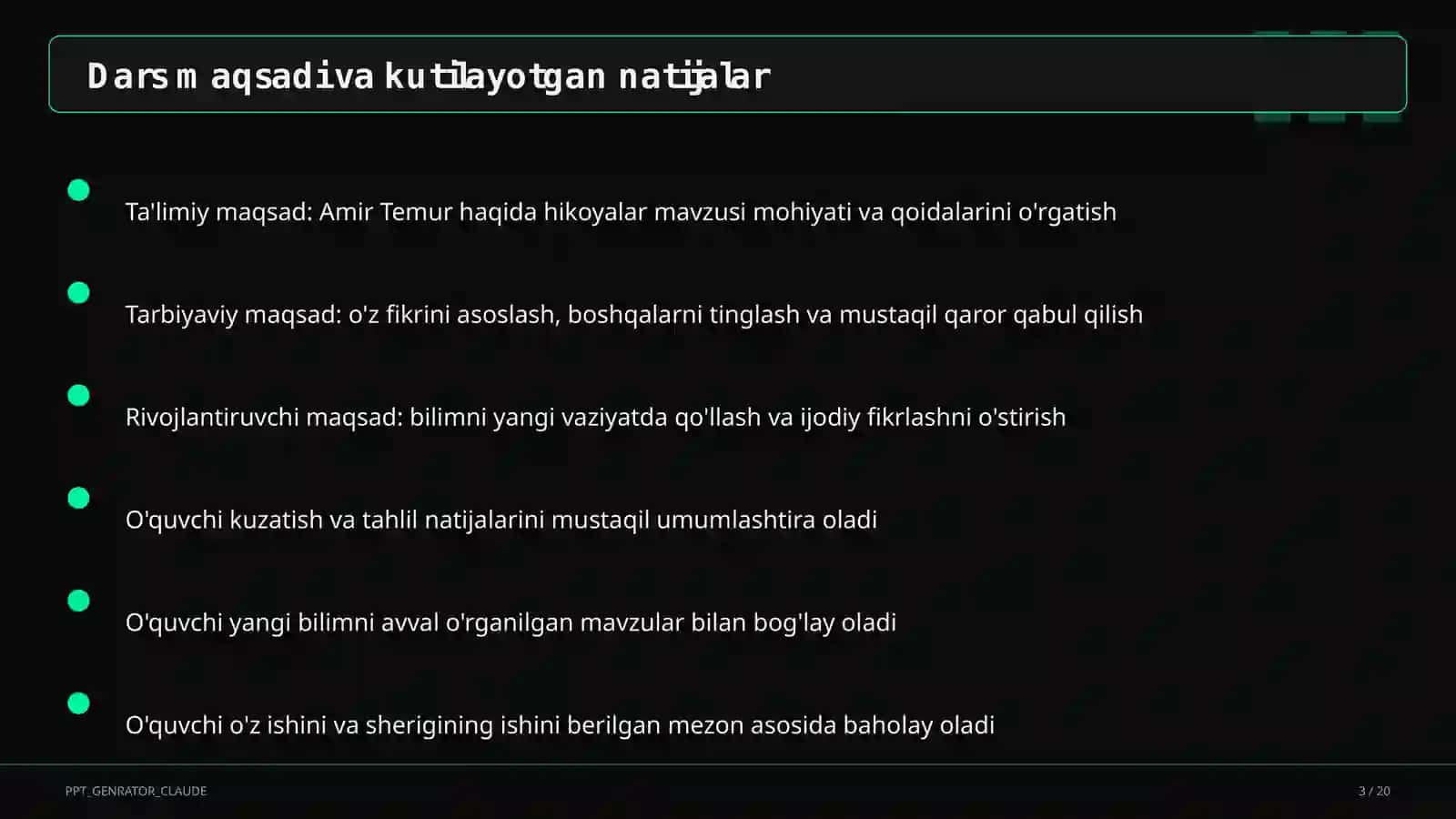 Amir Temur haqida hikoyalar (5-sinf) 3