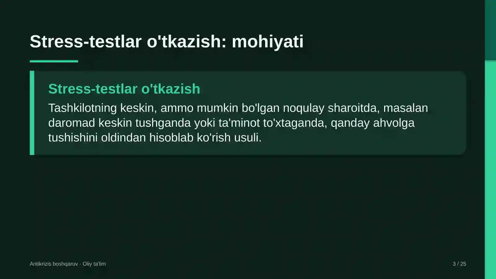 Xususiy klinikalarda stress-testlar o'tkazish 3