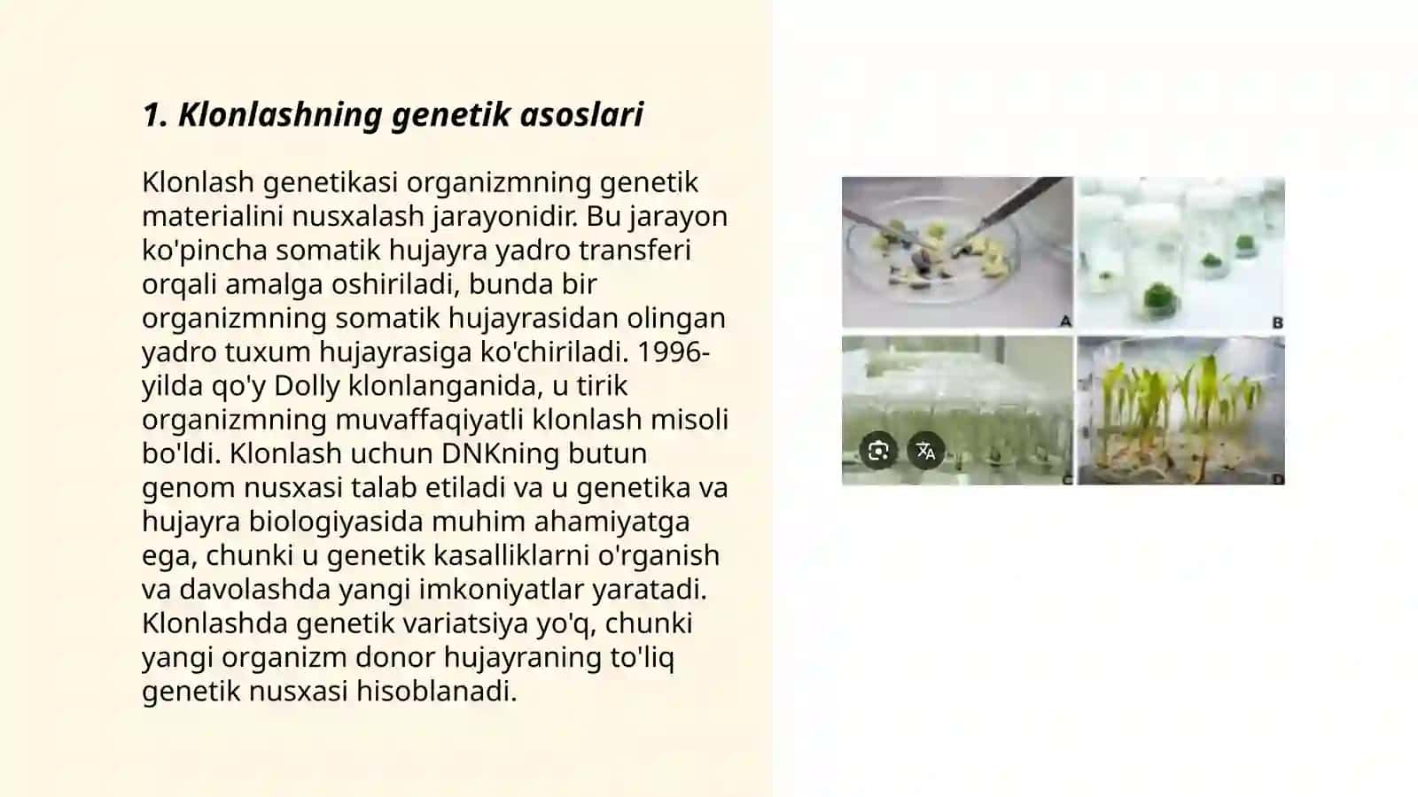 Klonli mikroko`paytirish bilan bog'liq bo'lgan tadqiqotlarning tahlili 3