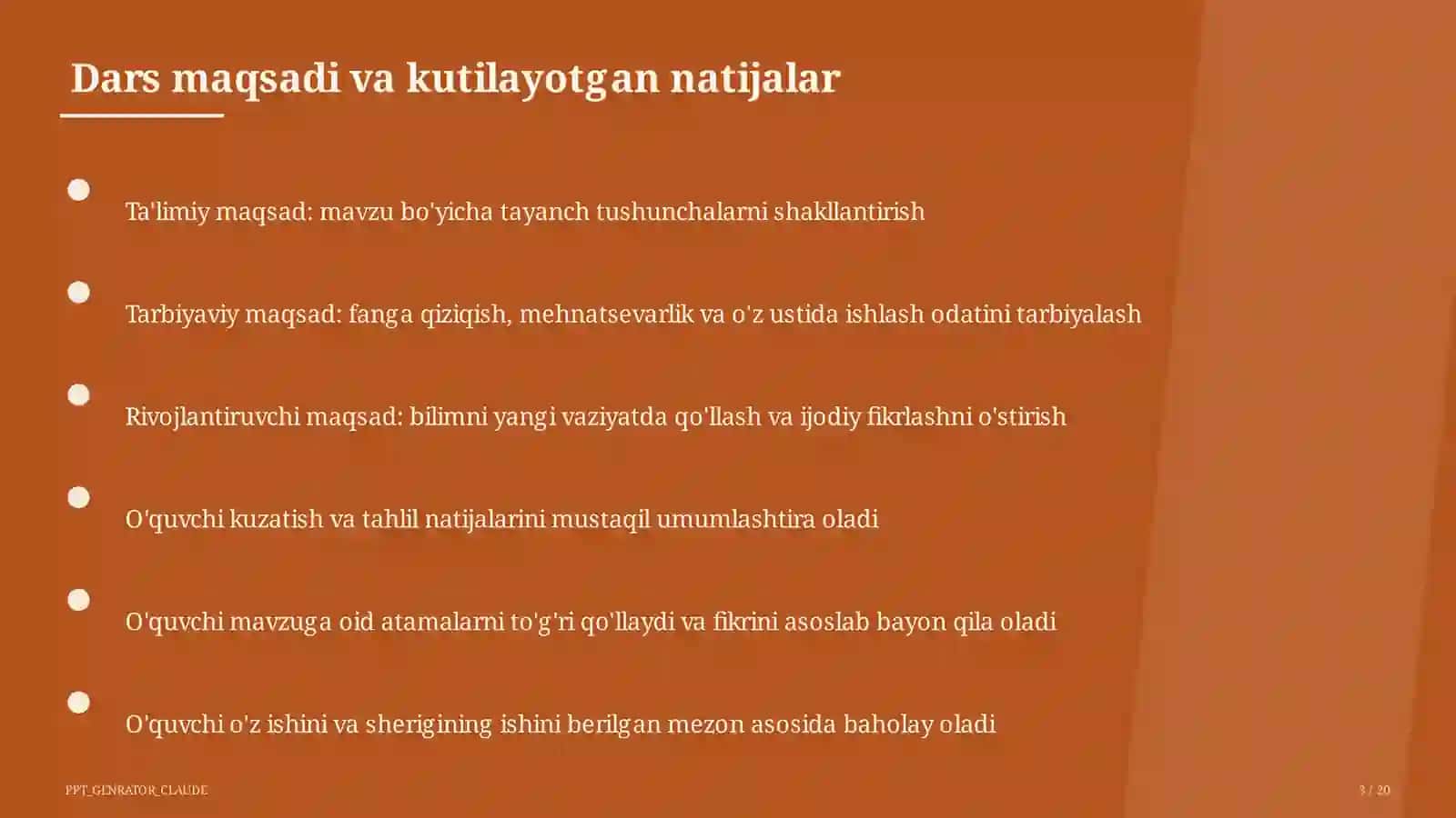 Sinuslar va kosinuslar teoremasi (9-sinf) 3