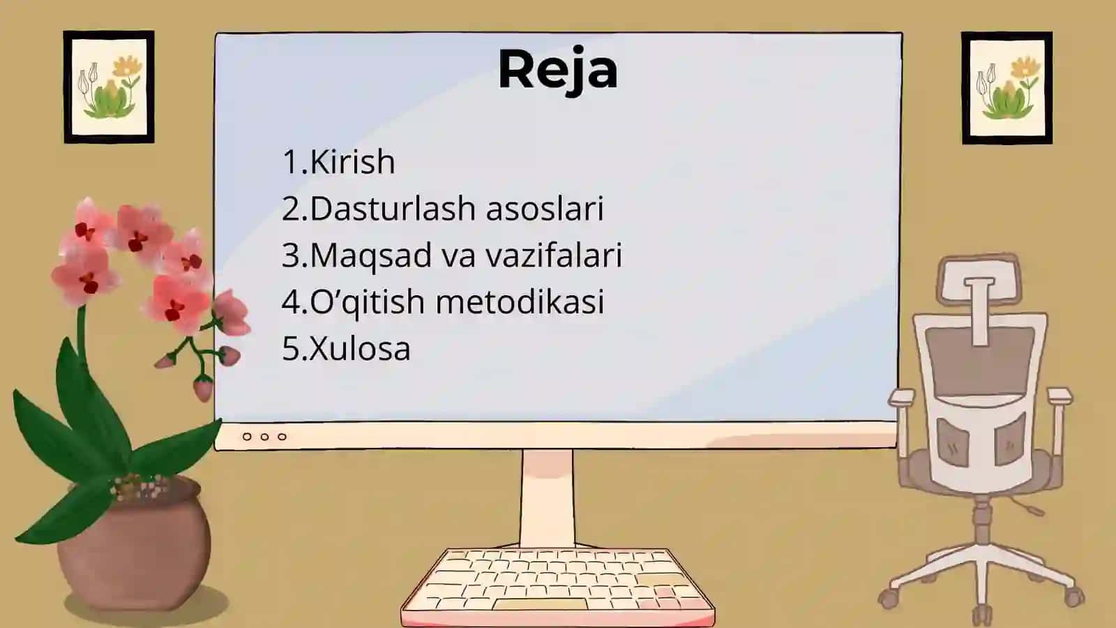 Dasturlash asoslari bo’limini  o’qitish metodikasi 3