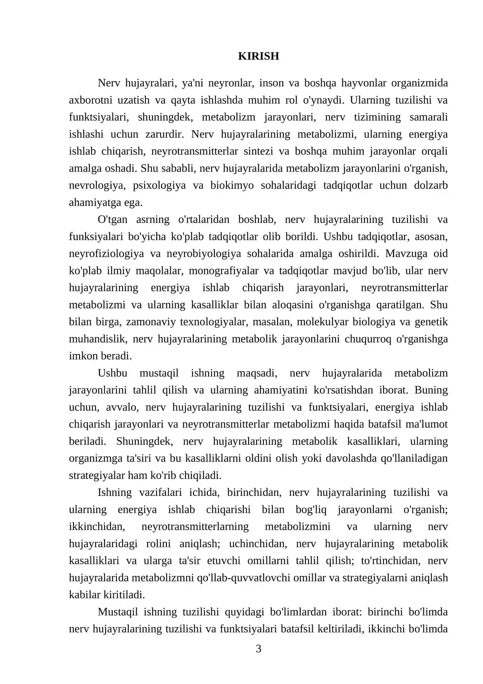 Nerv hujayralarida metabolizm jarayonlari 3