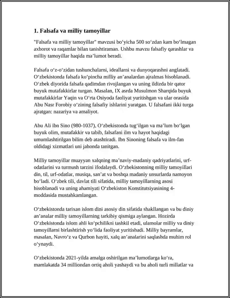 FALSAFANING MILLIY VA UMUMINSONIY TAMOYILLARI 3