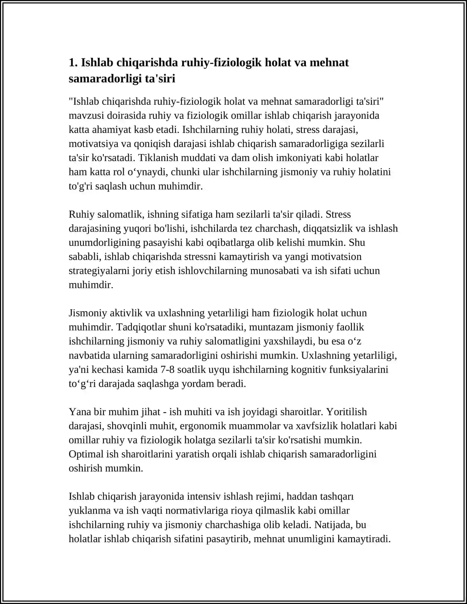 ISHLAB CHIQARISHDA RUHIY FIZIOLOGIK OMIL TA'SIRI 3