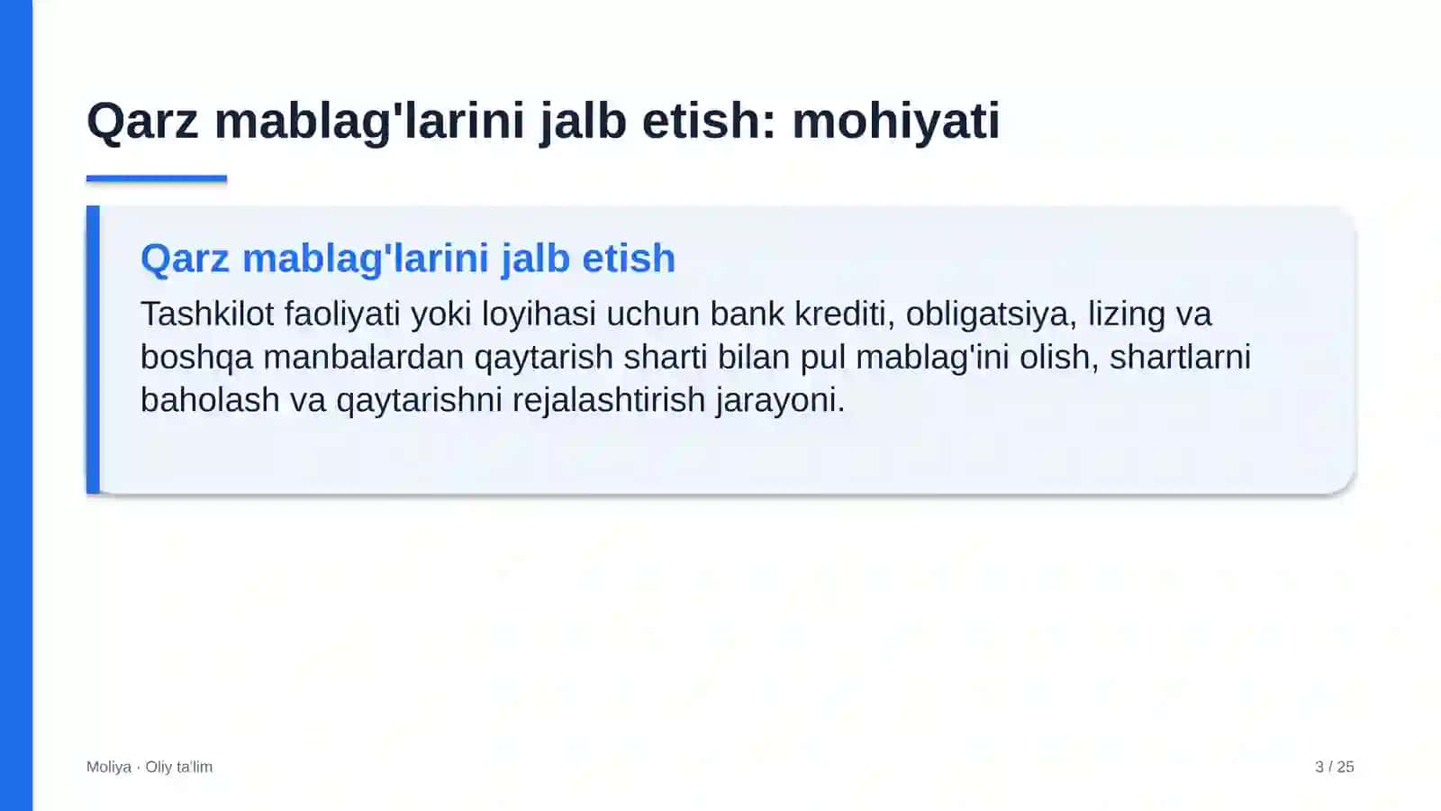 brending agentliklarida qarz mablag'larini jalb etish 2232 3