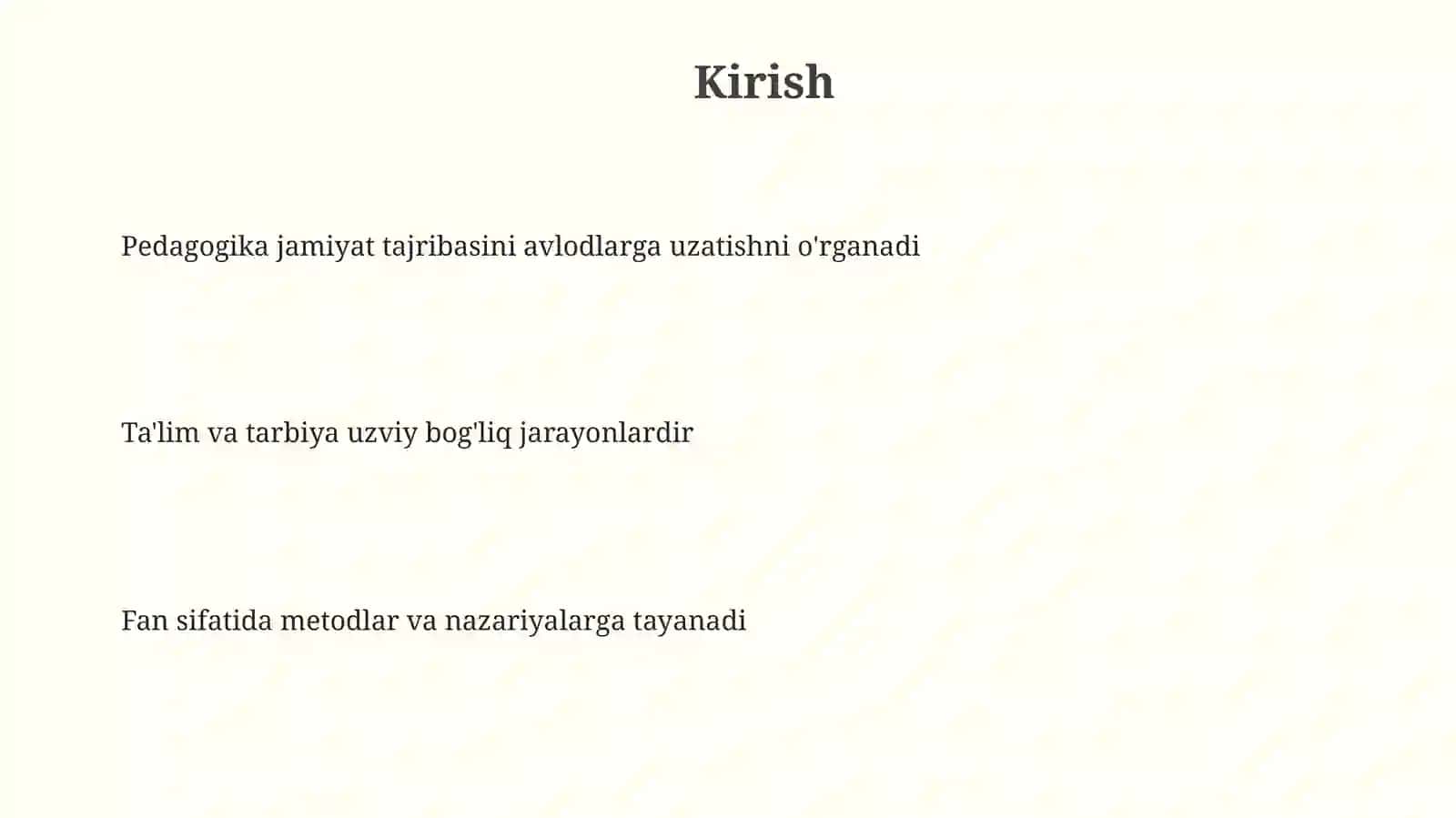 Umumiy pedagogika ta'lim tarbiya nazariyasi 3
