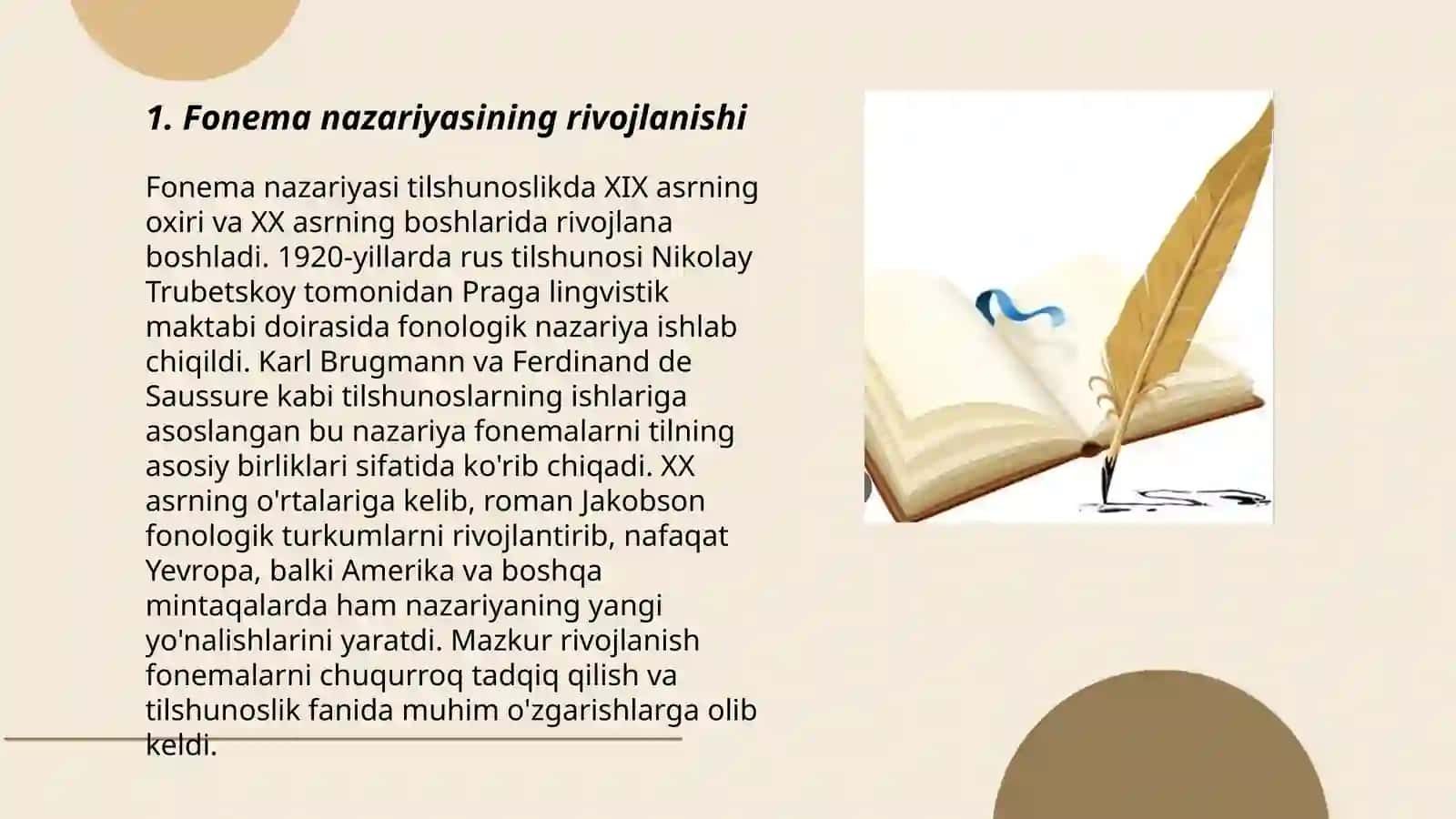Fonema nazariyasi tarixidan. Fonemalar haqida turli fonologik maktab vakillarining fikrlarri 3