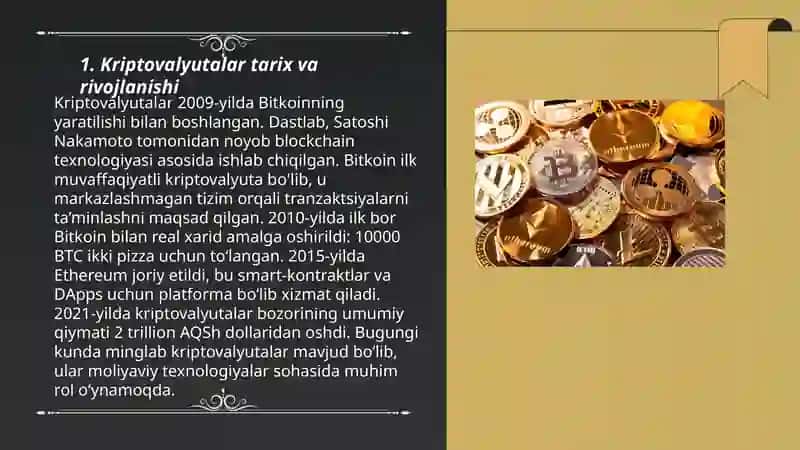 Kriptovalyutalar va ularning iqtisodiyotdagi roli 3