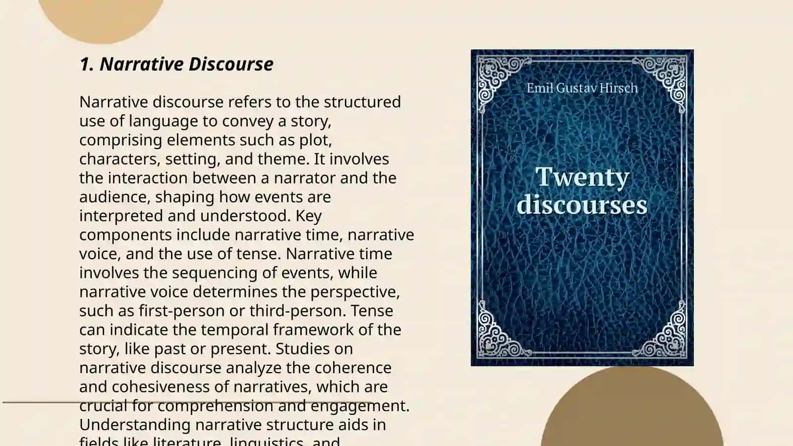 Narrative Discourse 3